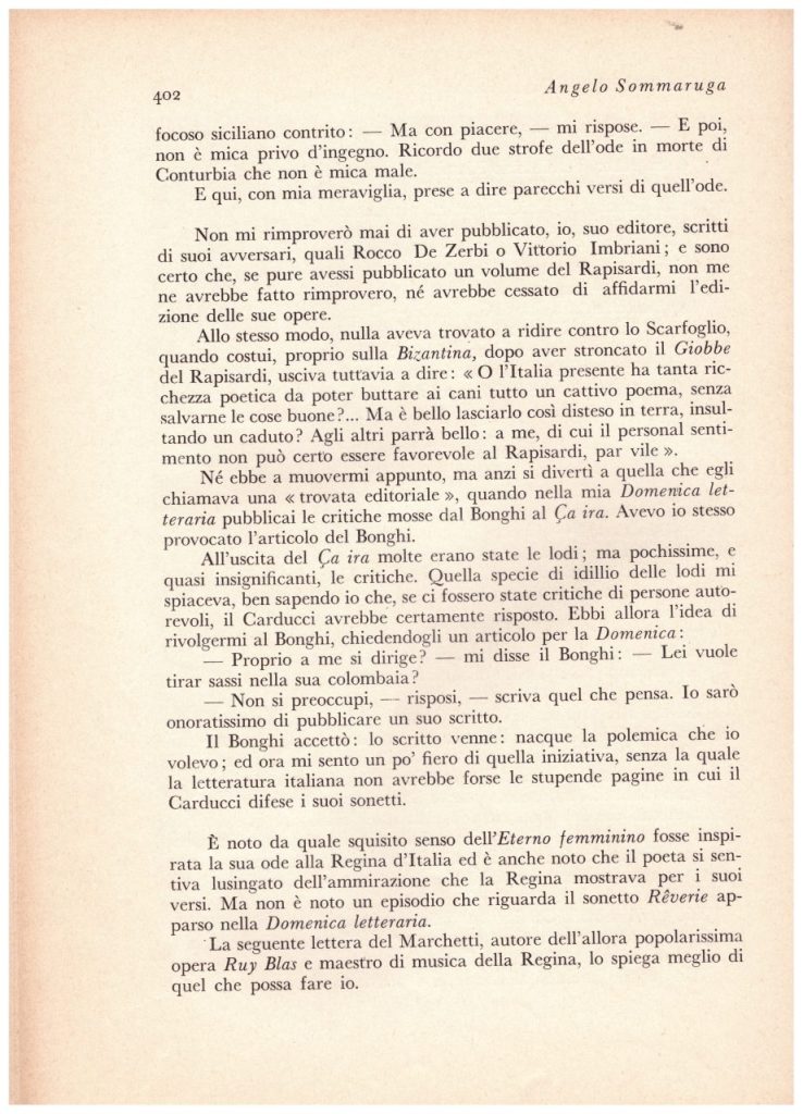 CARDUCCI e la BIZANTINA 