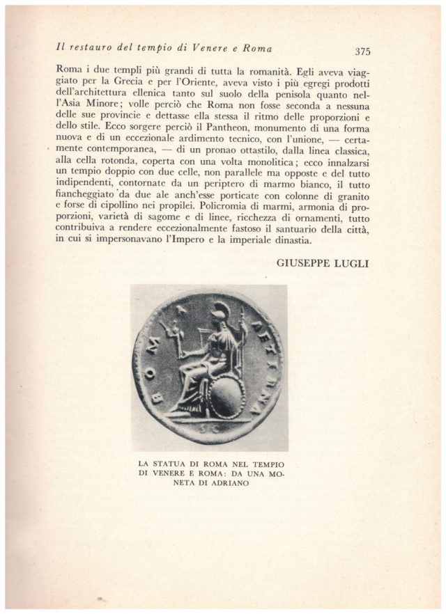 Restauro del Tempio di Venere e Roma