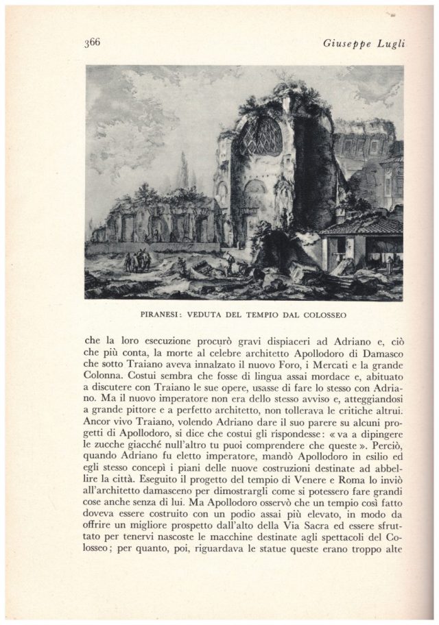 Restauro del Tempio di Venere e Roma
