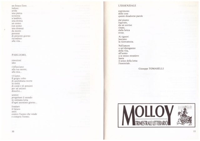 Rivista Collettivo R-Poesie pubblicate n° 54 del 1990 -