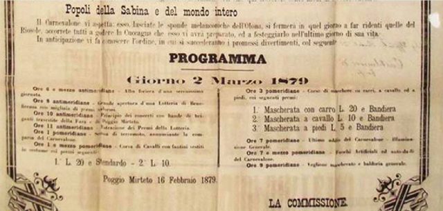 POGGIO MIRTETO(Rieti): Carnevalone dei 1913