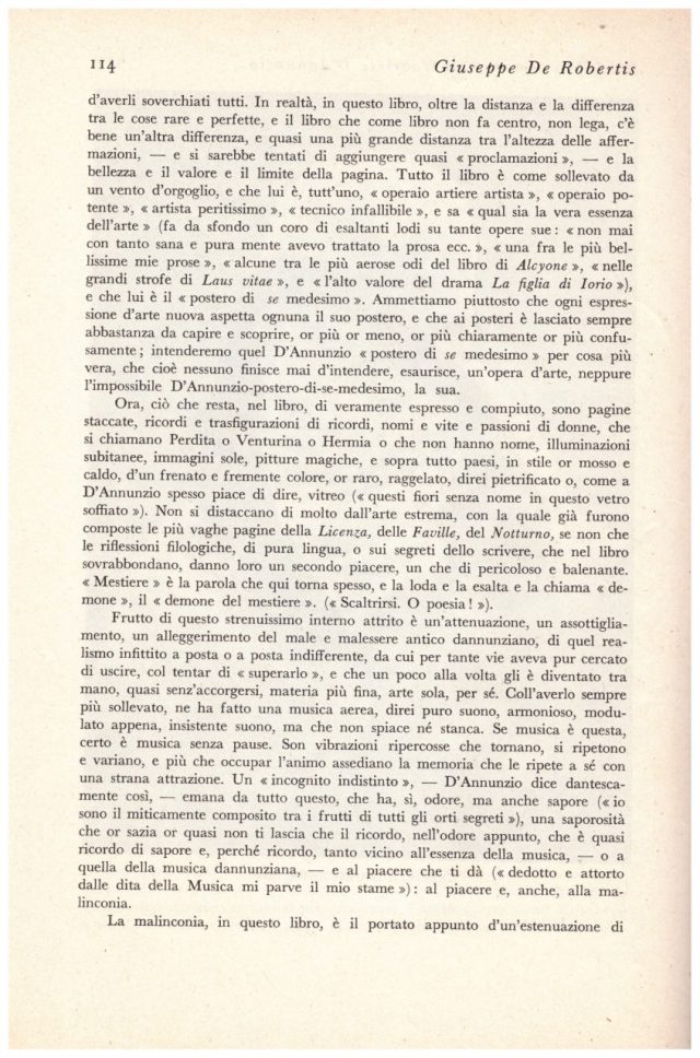 Gabriele D’ANNUNZIO –Il “LIBRO SEGRETO”