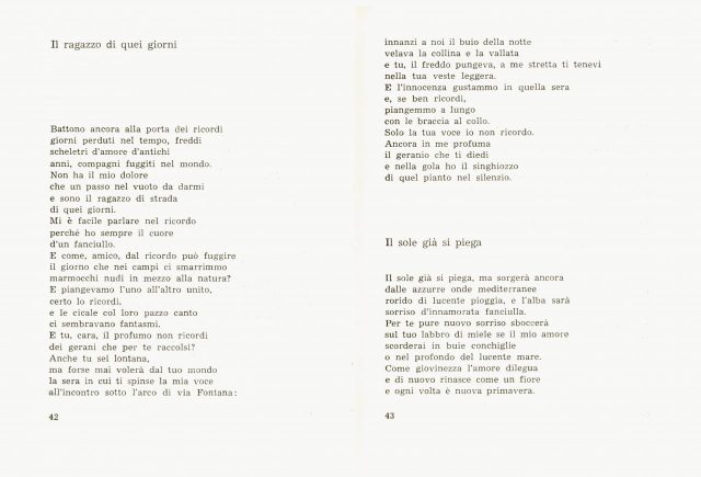 -Poesie di Nicola Carnà “ CULLA D’ANNI”-