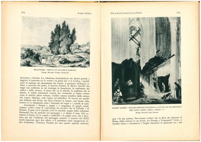 Louis GILLET-Gli Artisti francecesi in Italia-