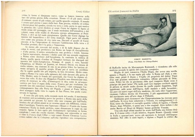 Louis GILLET-Gli Artisti francecesi in Italia-