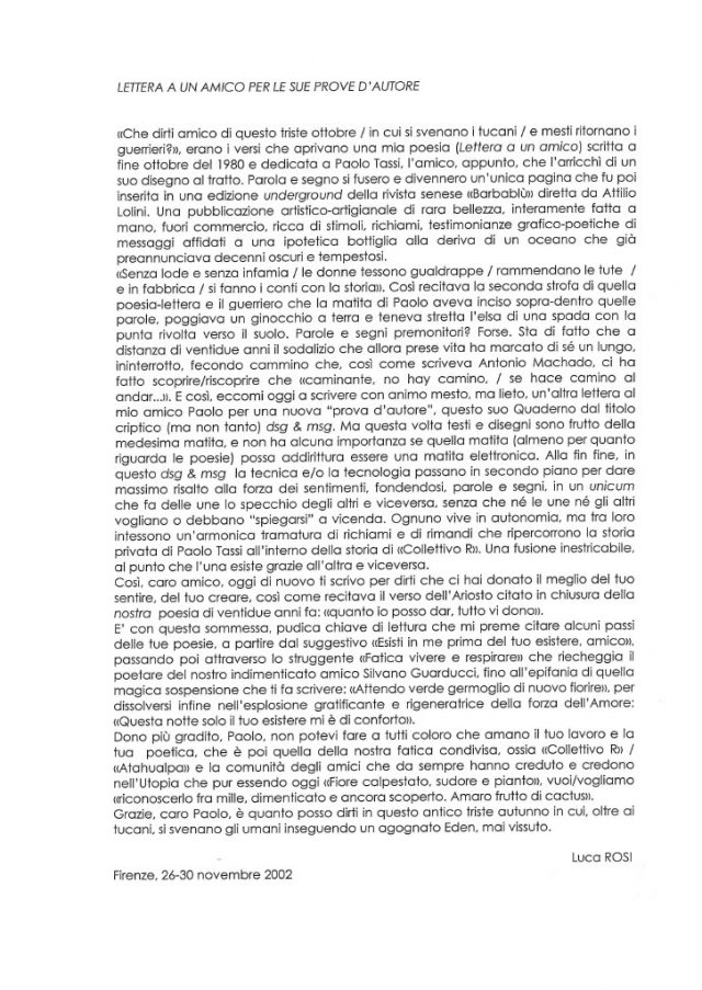 PAOLO TASSI- DSG&MSG-Collettivo R/ATAHUALPA-Prove d’Autore -