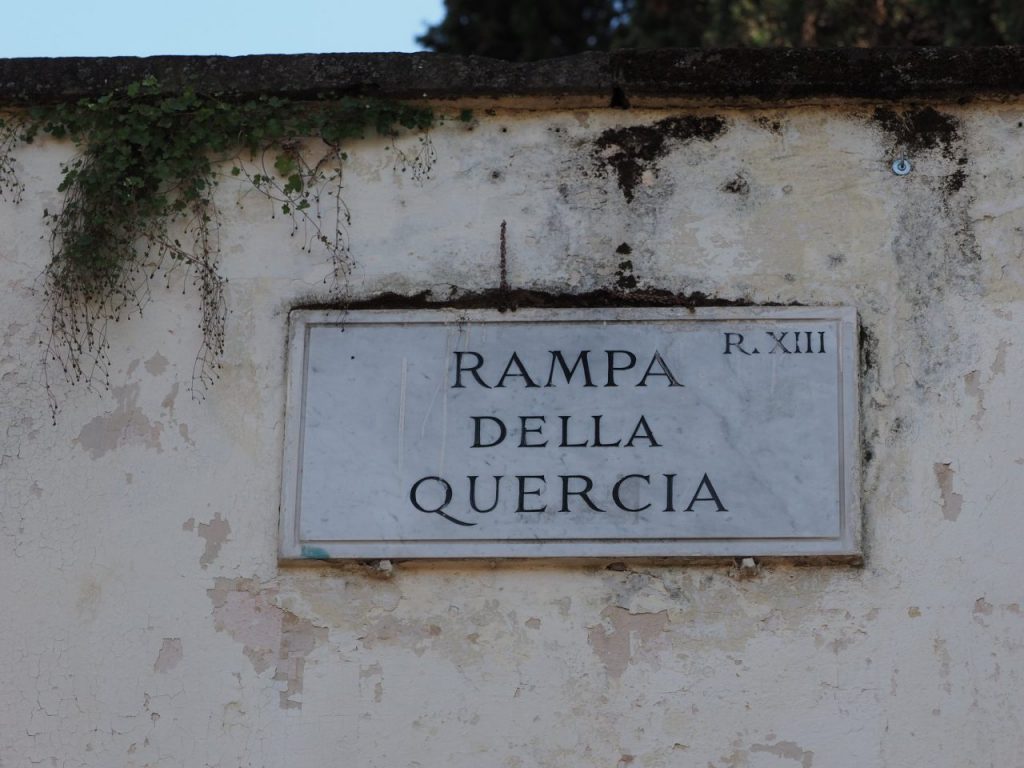 La quercia del Tasso al Gianicolo