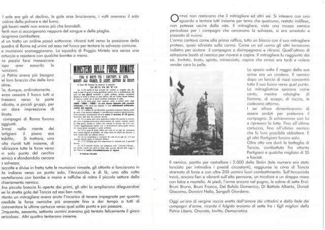 La Battaglia del Monte TANCIA