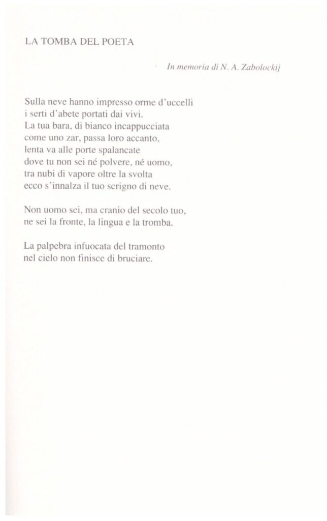 Arsenij TARKOVSKIJ Poeta russo