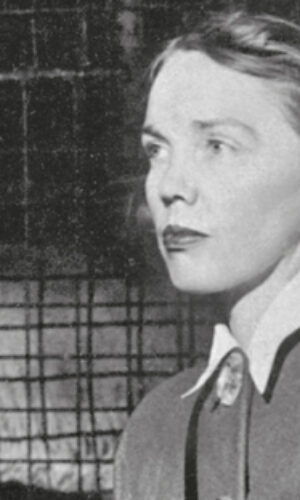 Jean Stafford ritratta allo zoo del Bronx. Fotografia di Jean Speiser apparsa su «Life» nel giugno 1947-